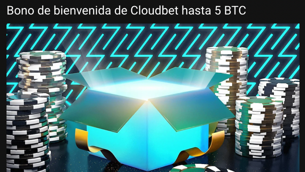 Bono de bienvenida de Cloudbet