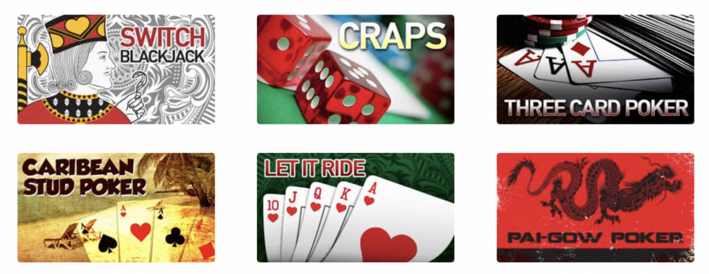 Juegos de mesa Bookmaker Casino