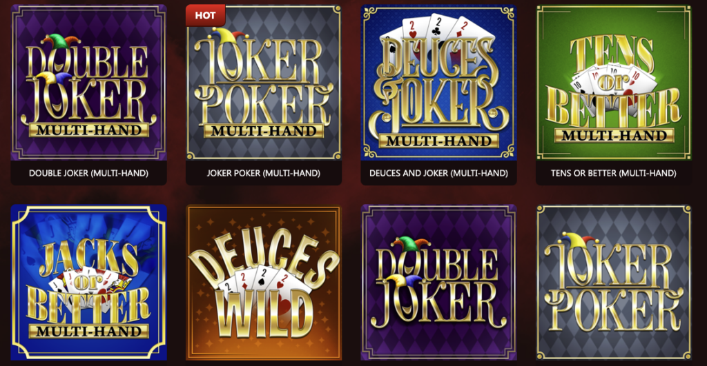 DomGame Casino Video Póker