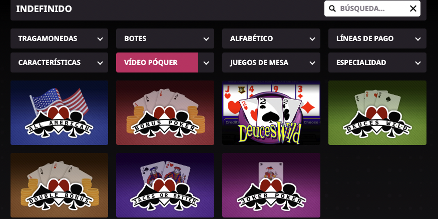 Video Póker Gossip Slots Casino